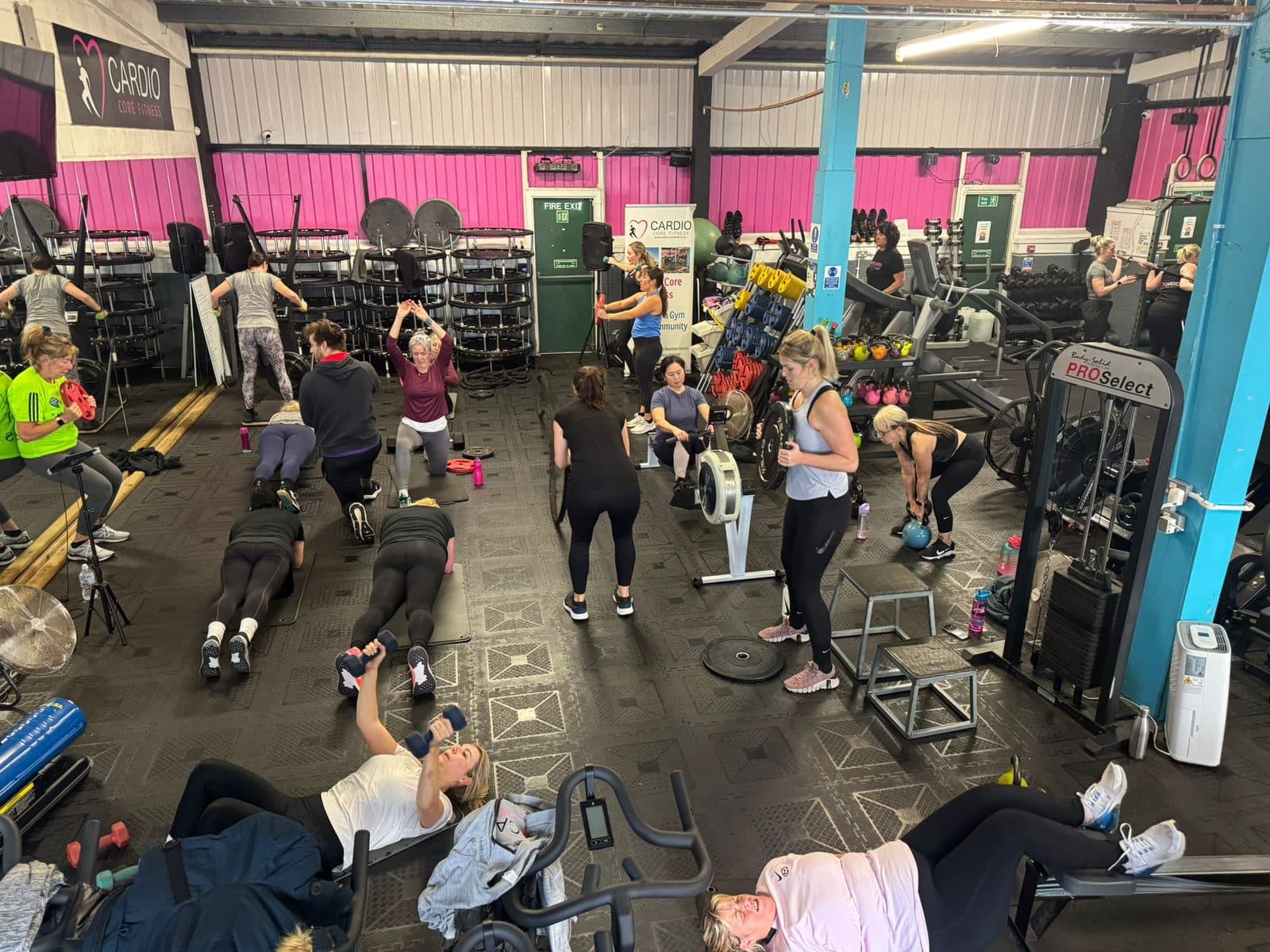Bootcamp class at Cardio Core Fitness
