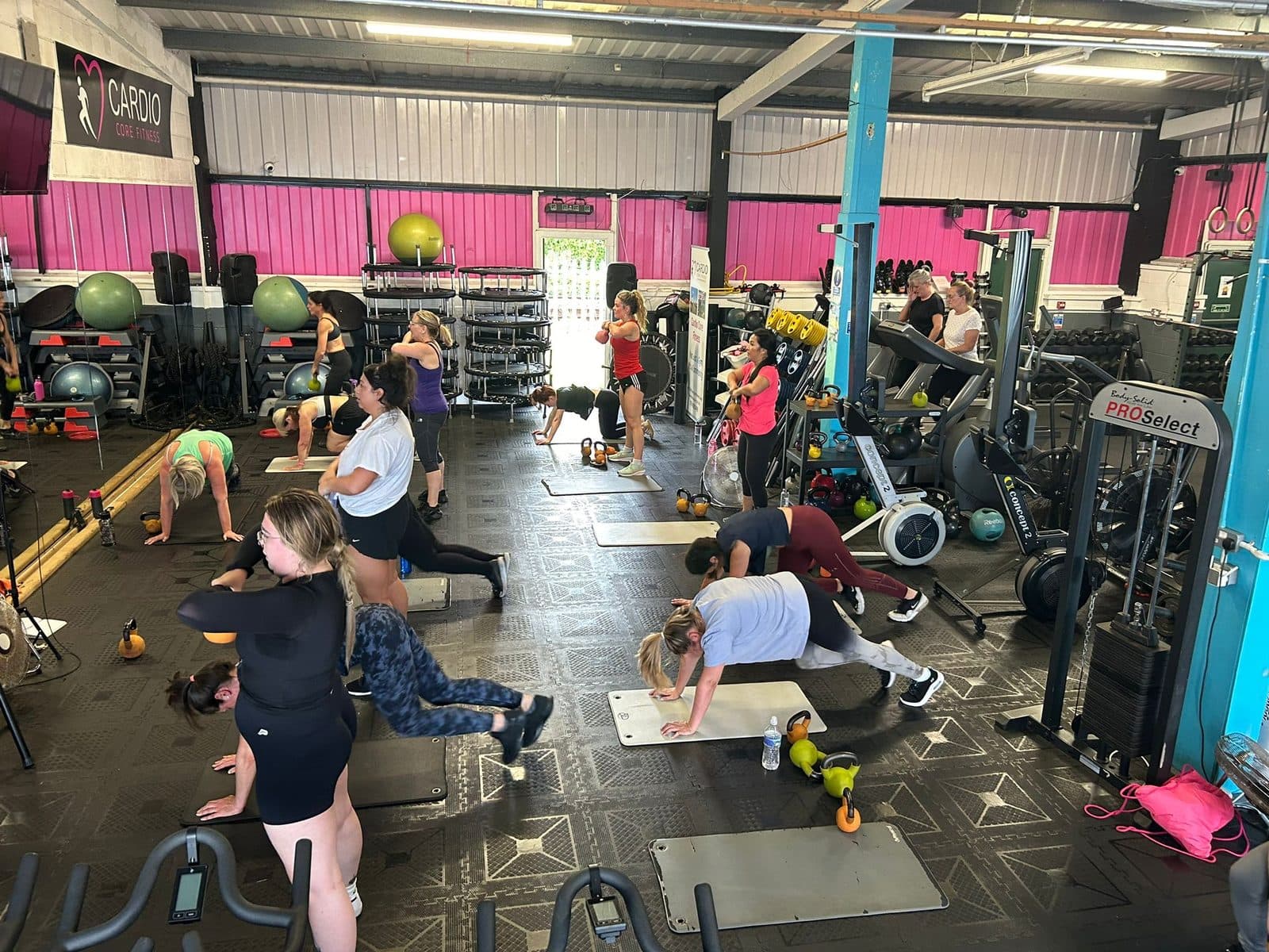 Core Blimey class at Cardio Core Fitness